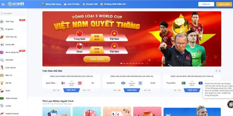 Giao diện hiện đại và mới mẻ