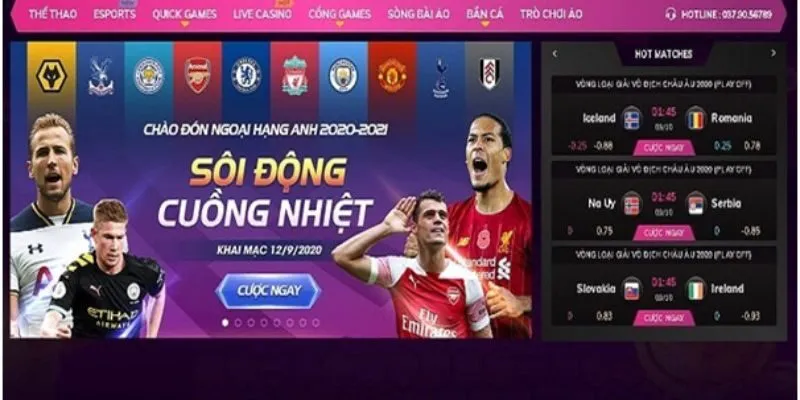 Hệ thống liên tục update các giải đấu mới nhất